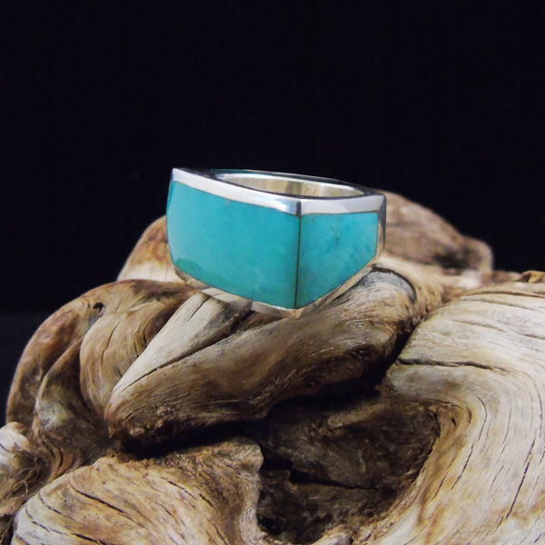 Stone Temple Wrap Around Ring Turquoise Large IN18MR