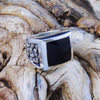 Ancestors Square Inlay Ring