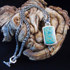 Stone Temple Turquoise Inlay Pendant IN33DT