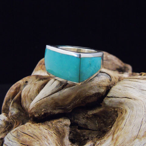 Stone Temple Wrap Around Ring Turquoise Large IN18MR