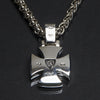 Maltese Pendant with Inlaid Onyx MC23PIN