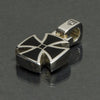 Maltese Pendant with Inlaid Onyx MC23PIN