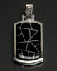 Stone Temple Onyx Inlay Pendant IN33DT